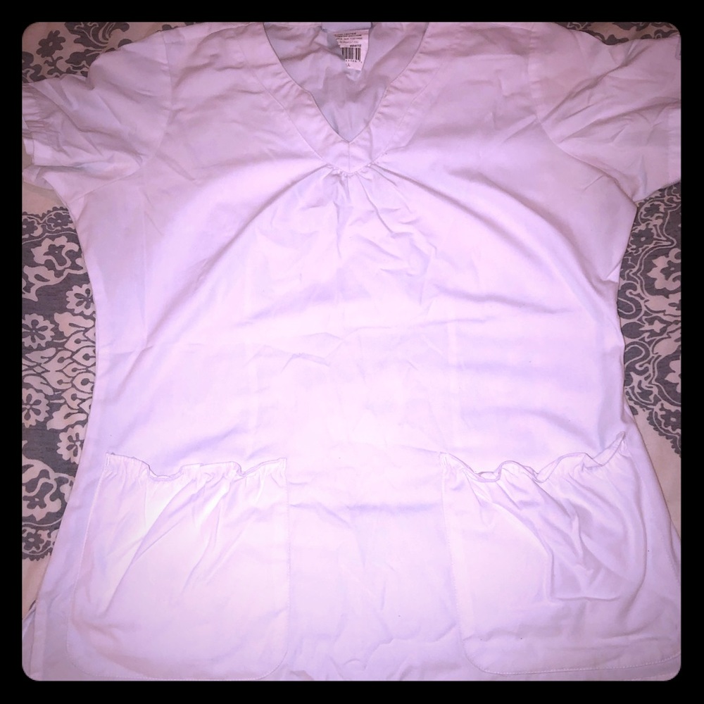 Butter-Soft scrubs, white